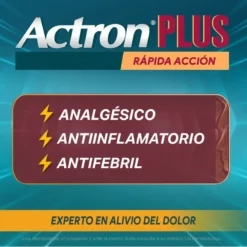 Alternative view of ACTRON PLUS RAPIDA ACCION  x 8 CAPSULAS BLANDAS