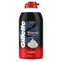 GILLETTE FOAMY REGULAR ESPUMA DE AFEITAR x 312gr