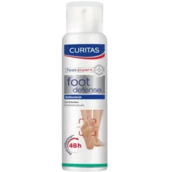 CURITAS DESODORANTE PARA PIES FOOT ANTIBACTERIAL AEROSOL x 150 ml