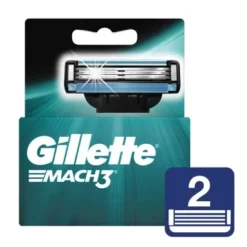 GILLETTE REPUESTO MACH 3 CARTUCHO x 2