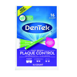 DENTEK PLAQUE CONTROL Cepillos Interdentales x 16 Unidades