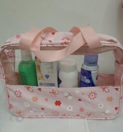 ORGANIZADOR p/viaje "carey" mediano ROSA