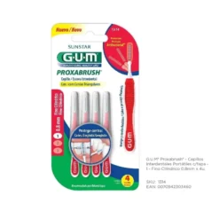 GUM PROXABRUSH INTERDENTAL Fino Cilíndrico x 4 unidades