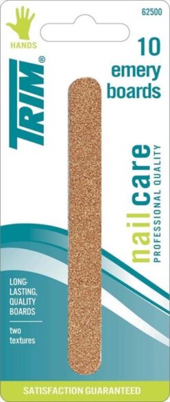 TRIM LIMA ESMERILADA  CORTAS BLIST X 10