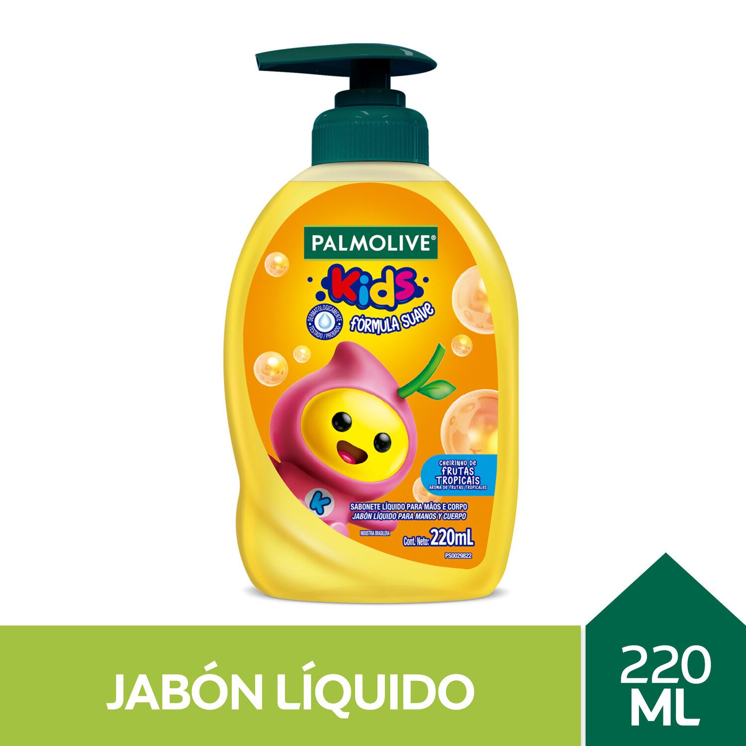 PALMOLIVE NIÑOS JABON LIQUIDO X 220 ML KIDS