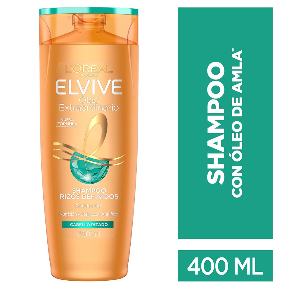 ELVIVE SHAMPOO OLEO EXTRAORDINARIO Cabello Rizado x 400ml