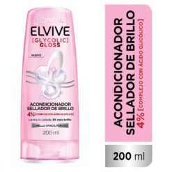 ELVIVE ACONDICIONADOR GLYCOLIC GLOSS Cabello Opaco, Poroso x 200ml