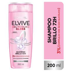 ELVIVE SHAMPOO GLYCOLIC GLOSS Cabello Opaco, Poroso x 200ml