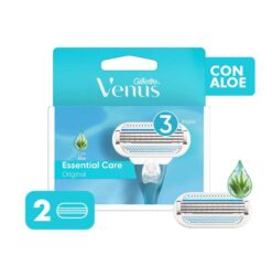 GILLETTE VENUS ESSENTIAL CARE ORIGINAL CARTUCHOS PARA AFEITAR x2