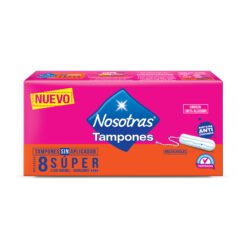 NOSOTRAS TAMPONES SUPER X 8 UNIDADES