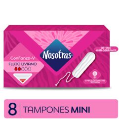 NOSOTRAS TAMPONES MINI X 8 UNIDADES