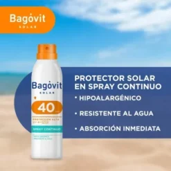 Alternative view of BAGOVIT SOLAR EMULSION SPRAY CONTINUO FPS40 x 170ml
