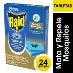 RAID MATA MOSQUTOS TABLETAS X 24
