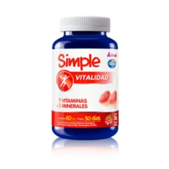BAGO SIMPLE VITALIDAD PASTILLAS DE GOMA x 60 Unidades
