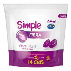 BAGO SIMPLE FIBRA PASTILLAS DE GOMA x 28 Unidades