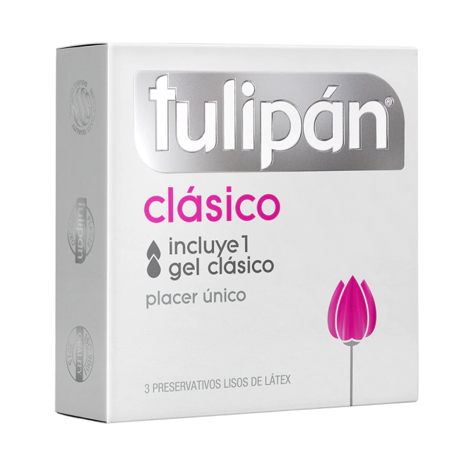 TULIPAN CLASICO X 3 Preservativos