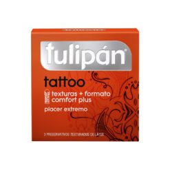 TULIPAN TATTOO X3 Preservativos