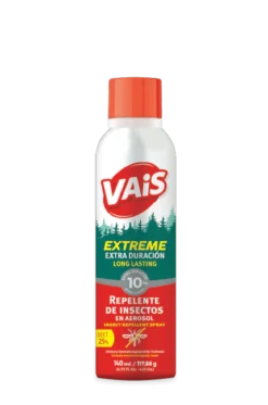 VAIS REPELENTE DE INSECTOS EN AEROSOL EXTRA DURACION x 140ml