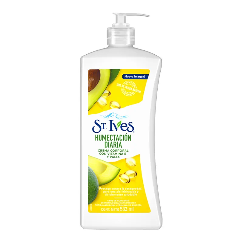 ST. IVES HUMECTACION DIARIA CON VITAMINA E Y PALTA x 350ml
