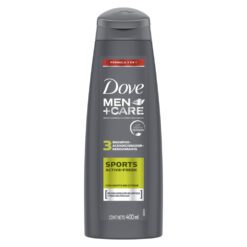 DOVE MEN + CARE SHAMPOO 3 EN 1 SPORT FRESH x 400ml