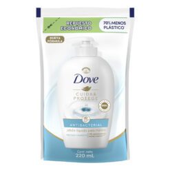 DOVE JABON LIQUIDO ANTIBACTERIAL REPUESTO x 220ml