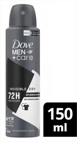 DOVE MEN + CARE ANTITRANSPIRANTE EN AEROSOL INVISIBLE DRY x 150ml