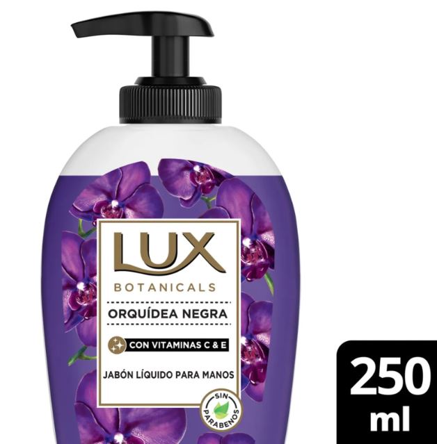 LUX BOTAN ORQUIDEA NEGRA X 250 ML JABON LIQ