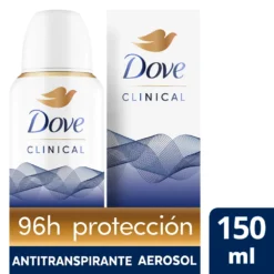 DOVE CLINICAL ANTITRANSPIRANTE EN AEROSOL x 150ml