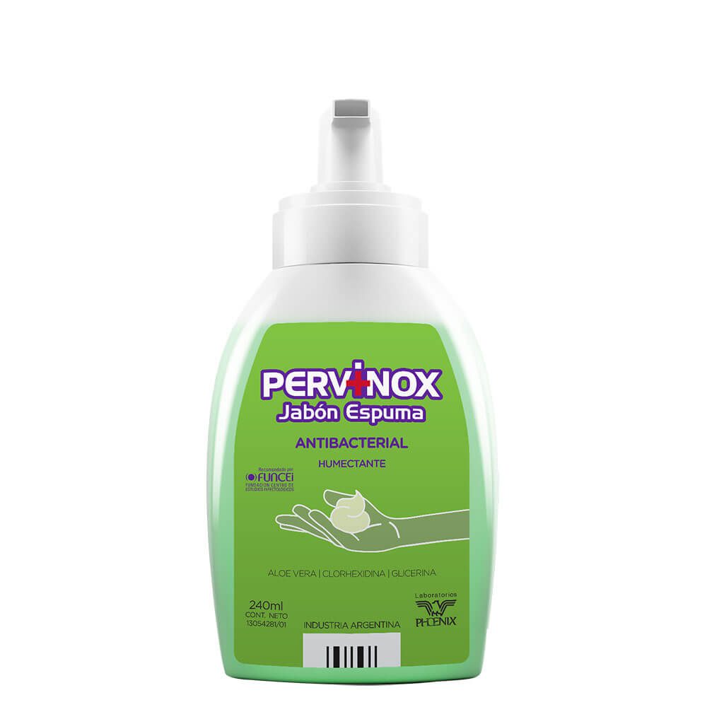 PERVINOX ESPUMA ALOE VERA X 240 ML JABON ESPUMA