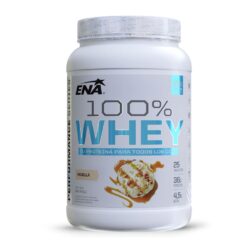 ENA 100% WHEY VAINILLA X 900 GR PROTEINA INTANTANEA CONCENTRADA