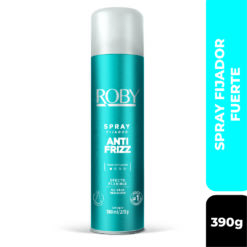 ROBY FIJADOR CABELLO ANTI FRIZZ  AER X 390 ML