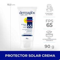 DERMAGLOS PROTECTOR SOLAR FPS 65 x 90gr
