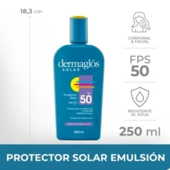 DERMAGLOS PROTECTOR SOLAR EMULSION FPS 50 x 250ml