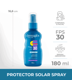 DERMAGLOS PROTECTOR SOLAR SPRAY INVISIBLE FPS 30 x 180ml