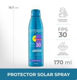 DERMAGLOS PROTECTOR SOLAR SPRAY CONTINUO INVISIBLE FPS 30 x 170ml
