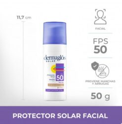 DERMAGLOS PROTECTOR SOLAR FACIAL FPS50 TONO CLARO x50gr