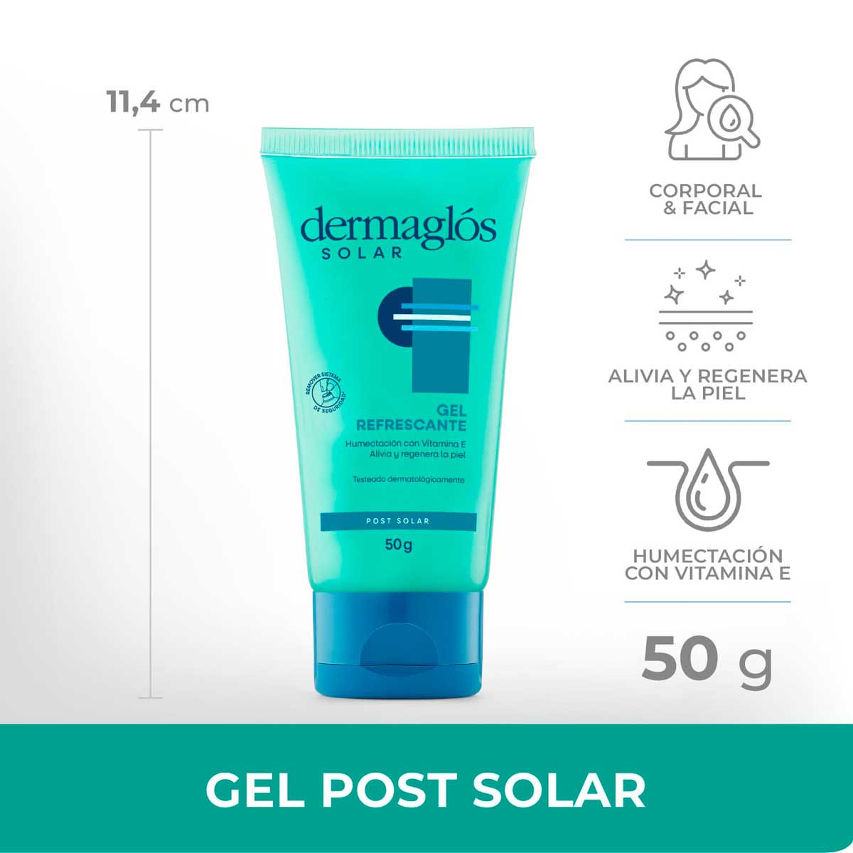 DERMAGLOS GEL POST SOLAR REFRESCANTE x 50gr