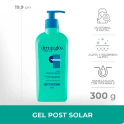 DERMAGLOS GEL POST SOLAR REFRESCANTE x 300gr