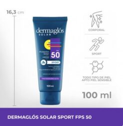 DERMAGLOS PROTECTOR SOLAR SPORT FPS 50 x 100ml