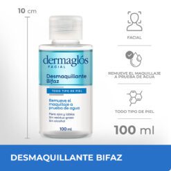 DERMAGLOS FACIAL DESMAQUILLANTE BIFAZ DE OJOS x 100ml