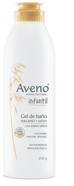 AVENO GEL DE BAÑO PARA BEBES Y NIÑOS x 250gr
