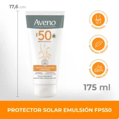 AVENO PROTECTOR SOLAR EMULSION FPS50 x 175ml
