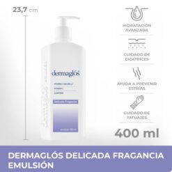 DERMAGLOS EMULSION Delicada Fragancia x 400ml