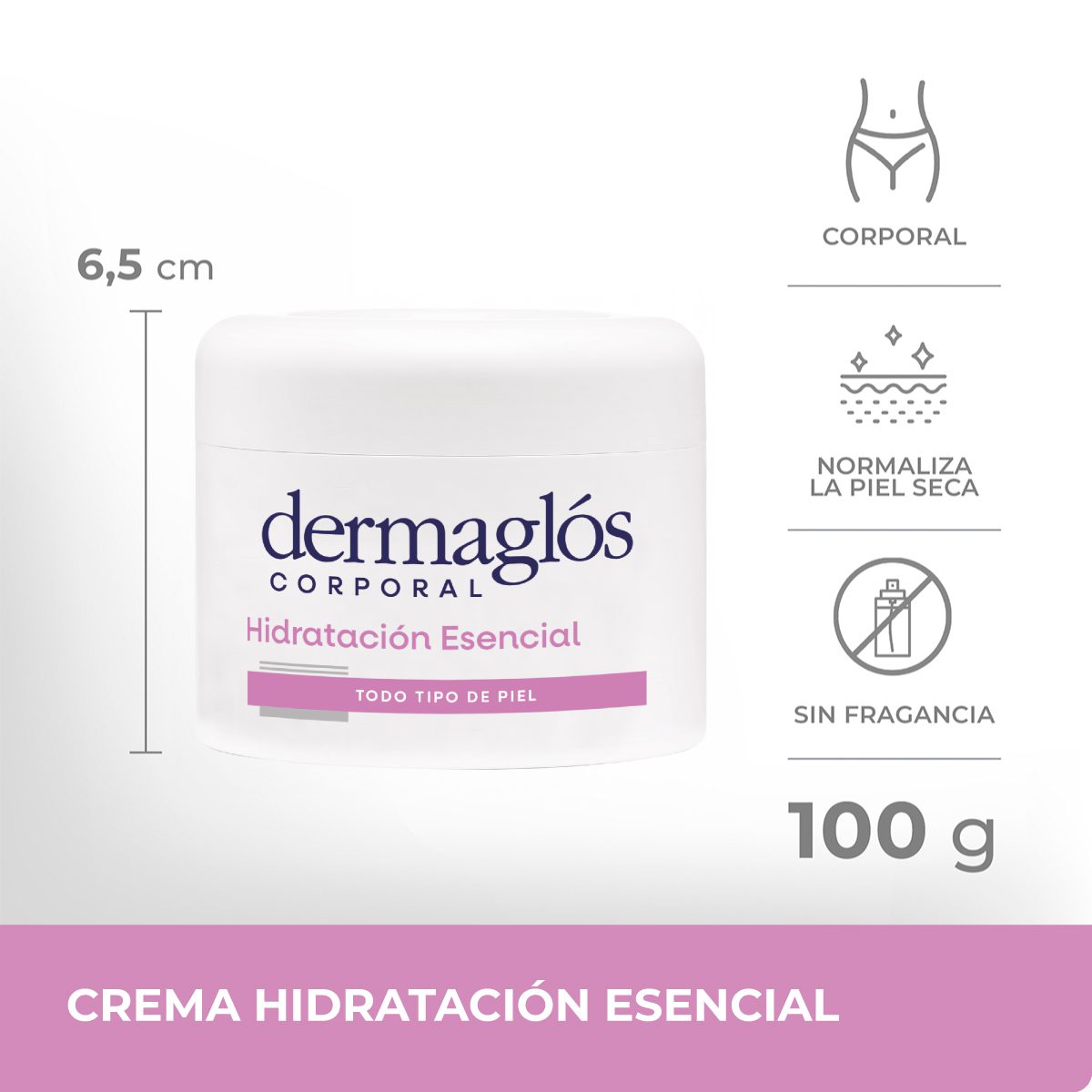 DERMAGLOS CREMA CORPORAL HIDRATACION ESENCIAL x 100gr