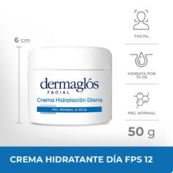 DERMAGLOS FACIAL CREMA HIDRATACION DIARIA PIEL NORMAL A SECA x 50gr