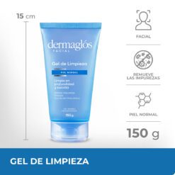 DERMAGLOS FACIAL GEL DE LIMPIEZA PIEL NORMAL x 150gr