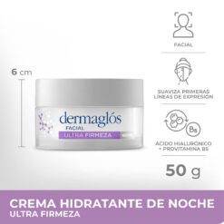 DERMAGLOS CREMA FACIAL HIDRATANTE DE NOCHE ULTRA FIRMEZA x 50gr