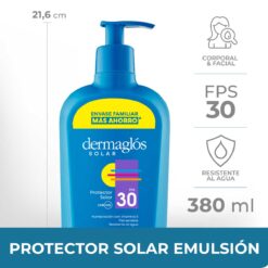 DERMAGLOS PROTECTOR SOLAR FPS30 x 380ml