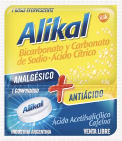 Alternative view of ALIKAL ANALGESICO + ANTIACIDO SIN SABOR x 1 Sobre