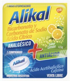 ALIKAL ANALGESICO + ANTIACIDO SABOR LIMON x 1 Sobre